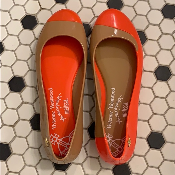 NEW Vivienne Westwood Anglomania + Melissa Flats - Picture 5 of 8